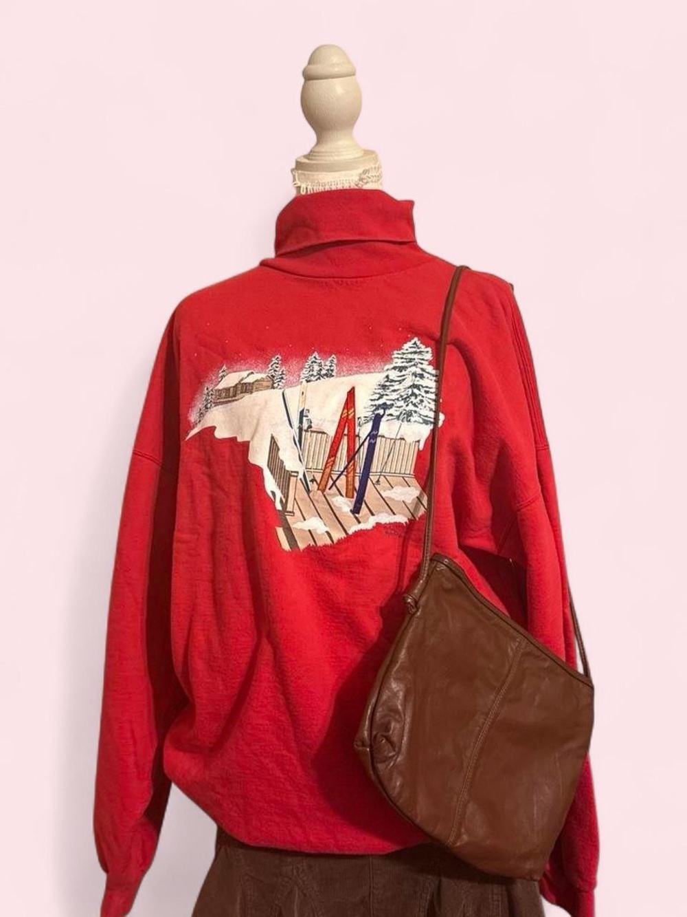 Vintage Ski Turtleneck Sweater